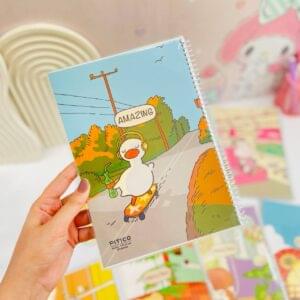 دفتر مجلد ۶۰برگ حیوانات